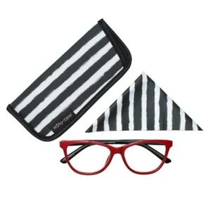 Betsey Johnson Red and Black white Sunglasses Accessories…